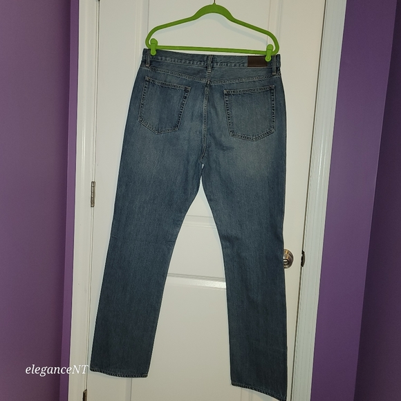 J Crew The Bleecker Straight Leg  jeans 35 x 34 NWT - Picture 6 of 9